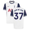 Maillot de Supporter Tottenham Hotspur Van De Ven 37 Domicile 2024-25 Pour Homme